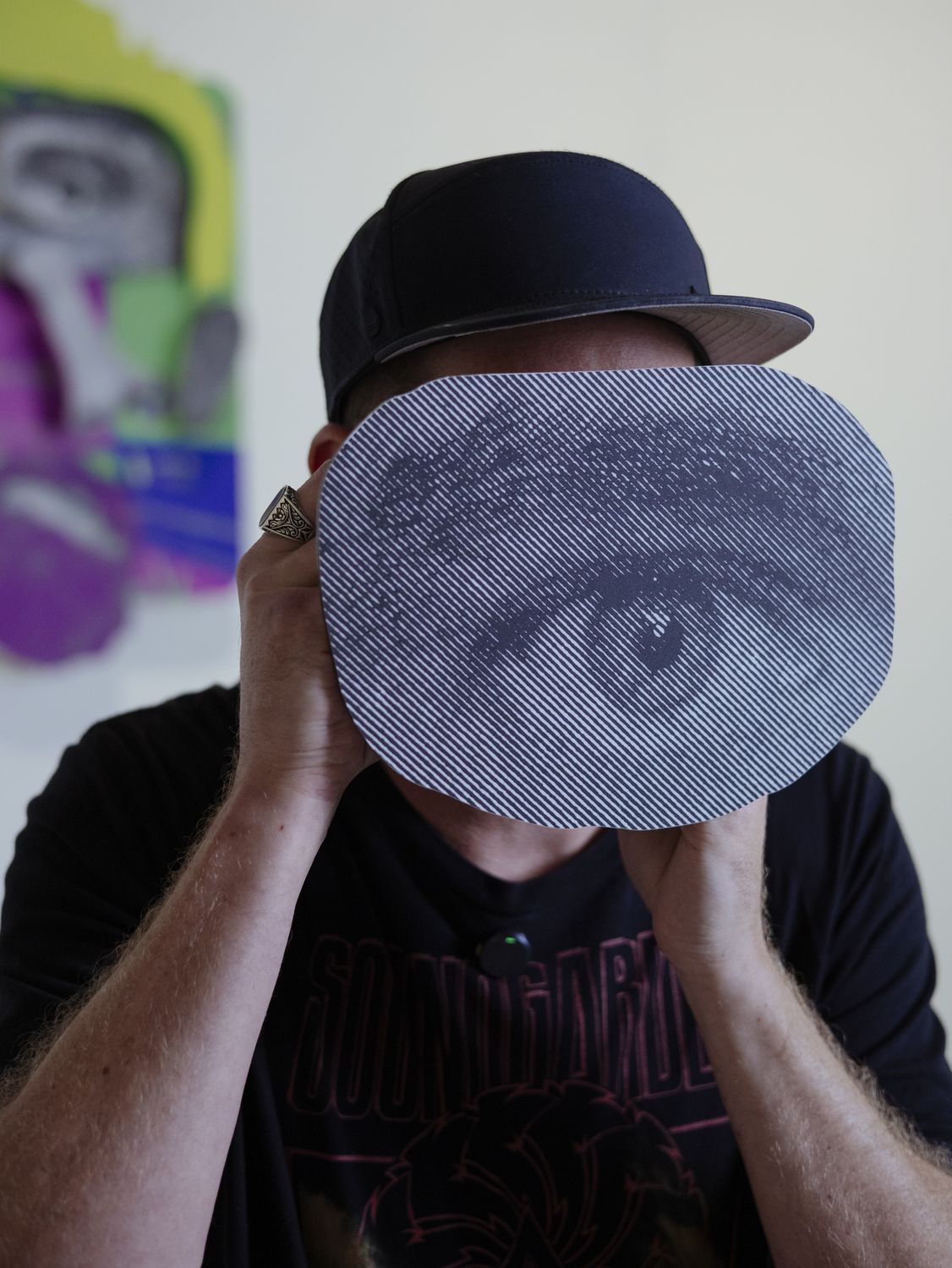 Coldie — “Unpermissioned Self” kinetic 3D collage at Eterno Gallery, Lisbon