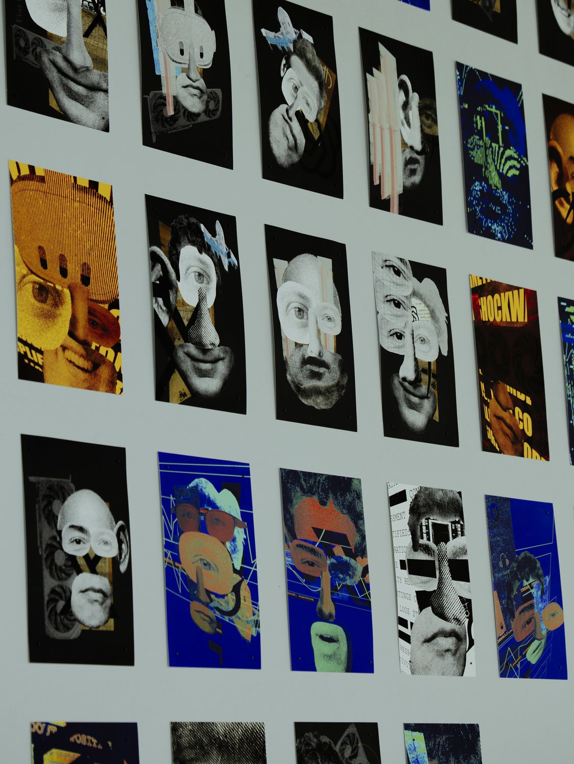 Coldie — “Unpermissioned Self” kinetic 3D collage at Eterno Gallery, Lisbon