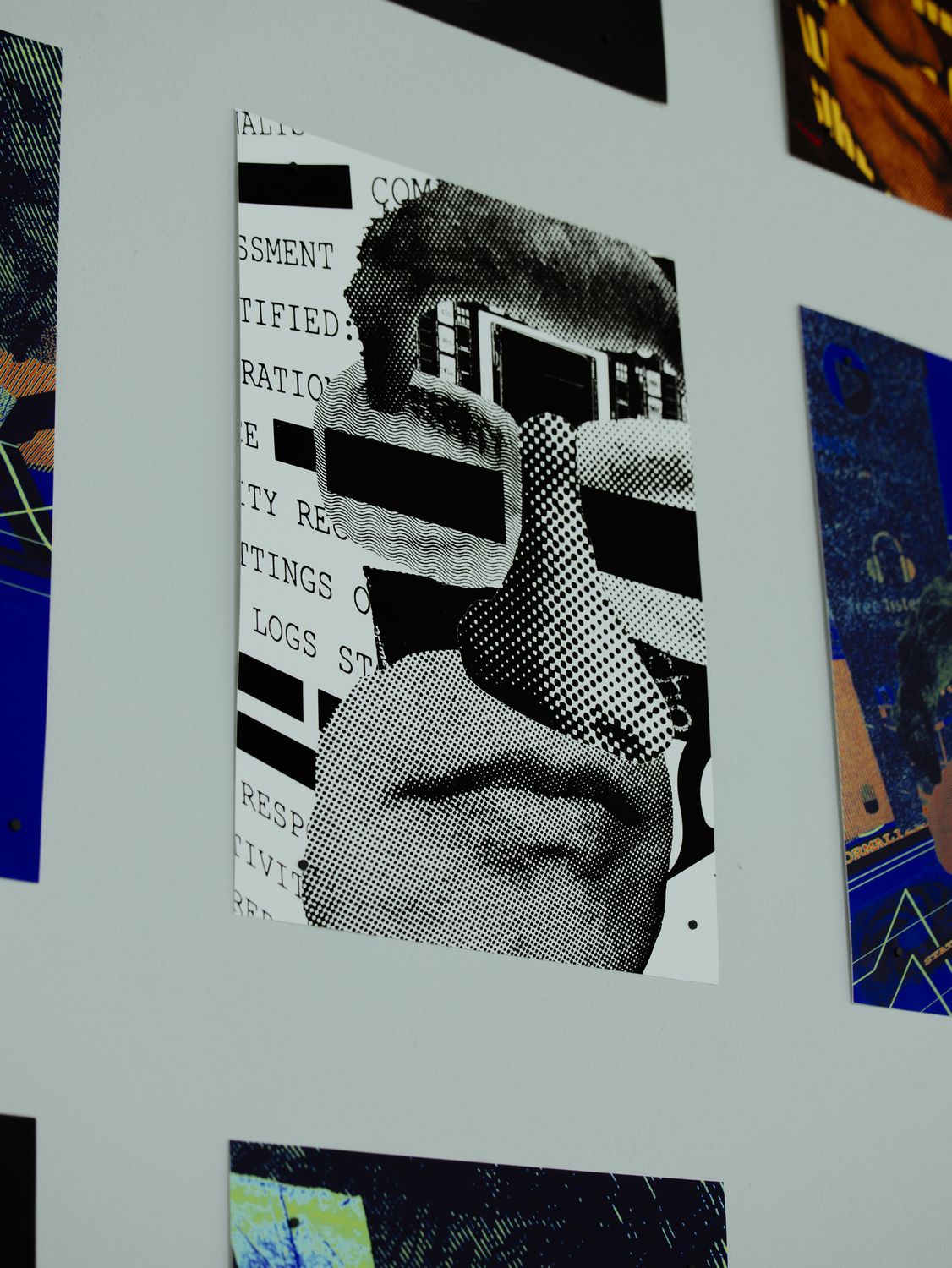 Coldie — “Unpermissioned Self” kinetic 3D collage at Eterno Gallery, Lisbon