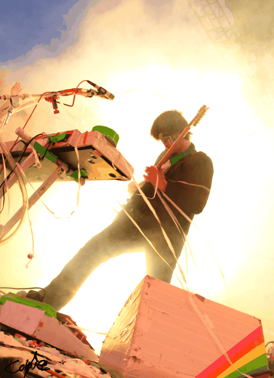 The Flaming Lips, Santa Rosa, June 11, 2011 — stereoscopic 3D GIF by Coldie from Front Row 3D