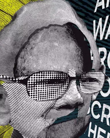 Warren Buffett — Decentral Eyes — digital edition by Coldie (2020), Decentral Eyes series