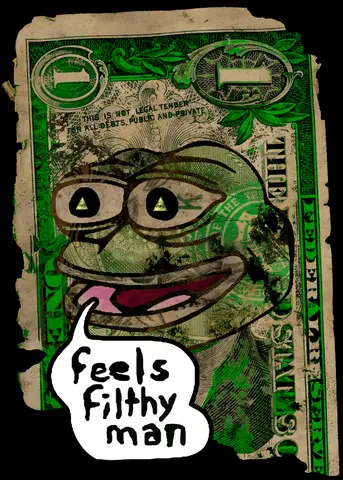 Filthy Pepe — Fake Rares — digital edition by Coldie (2024), Fake Rares series