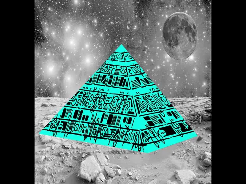 Pyramid on Mars — 1/1 digital artwork by Coldie (2018)