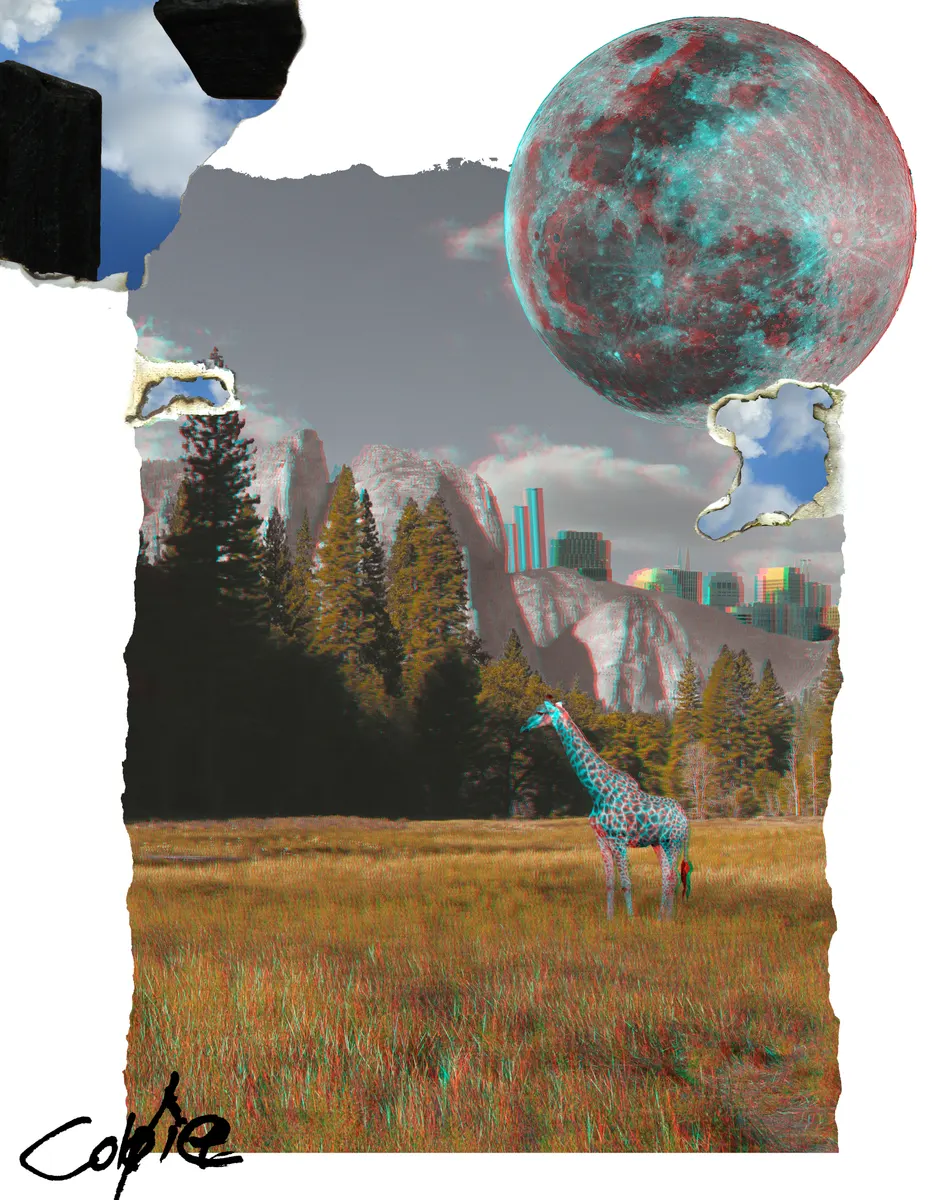 Yosemite Falls — 1/1 digital artwork by Coldie (2018)