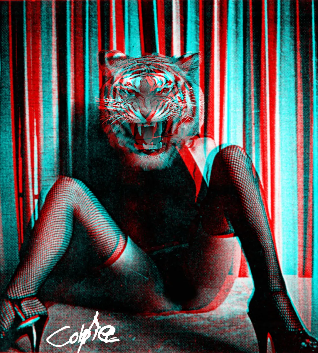 Tiger Trap - Human Nature Series — 1/1 digital artwork by Coldie (2019)