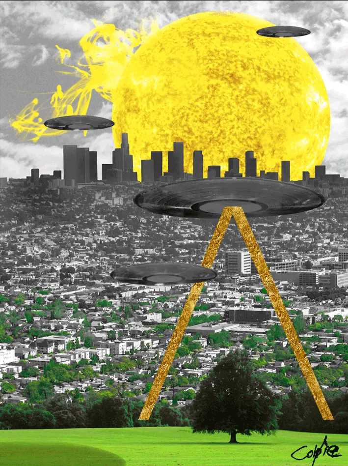 Yellow Haze of the Sun — 1/1 digital artwork by Coldie (2019)