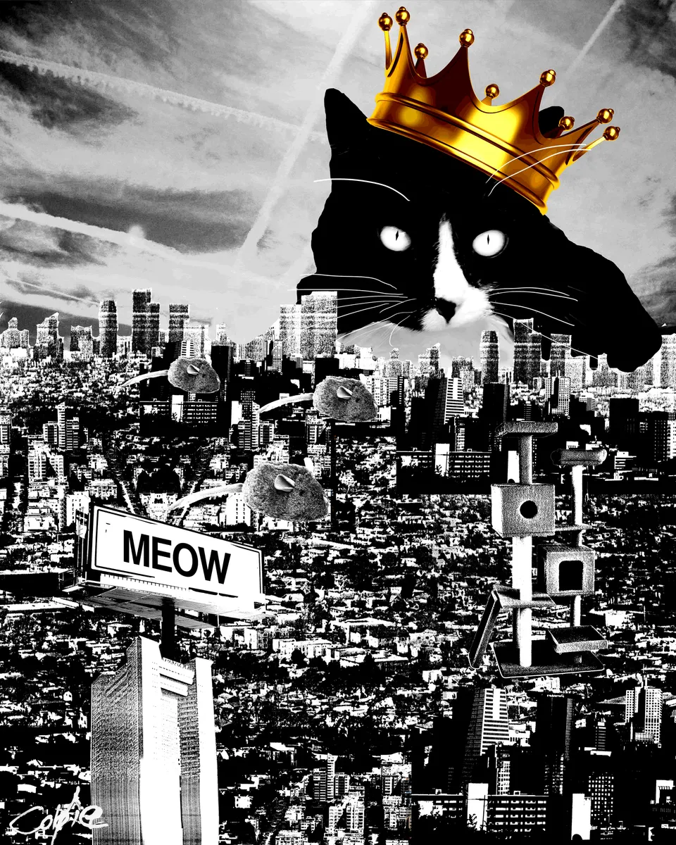 Overlooking His Kingdom — 1/1 digital artwork by Coldie (2018)