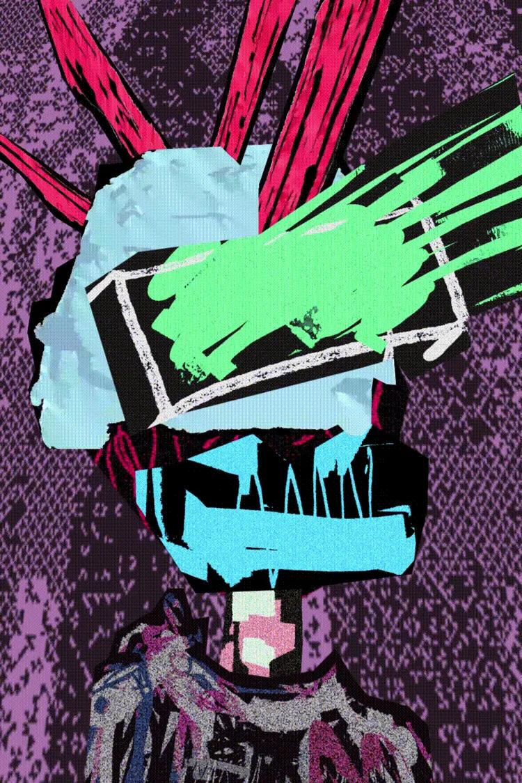 DystoPunk 3D — 1/1 digital artwork by Coldie (2020)