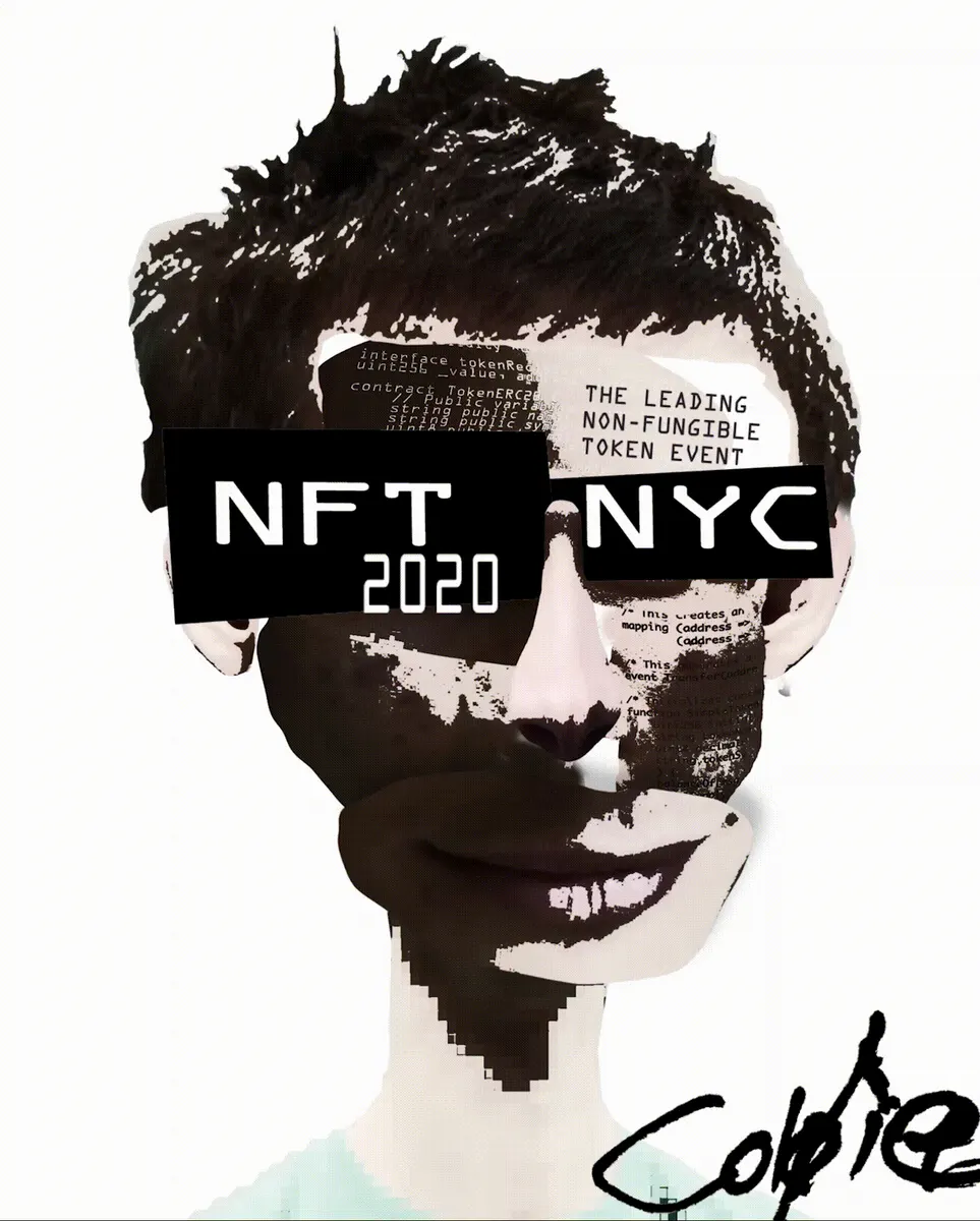 Vitalik Tonkenin - NFT NYC 2020 — 1/1 digital artwork by Coldie (2020)