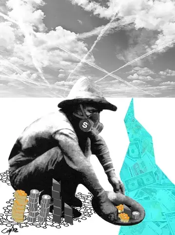Proof of Work — burned digital edition by Coldie (2018), Proof of Work series
