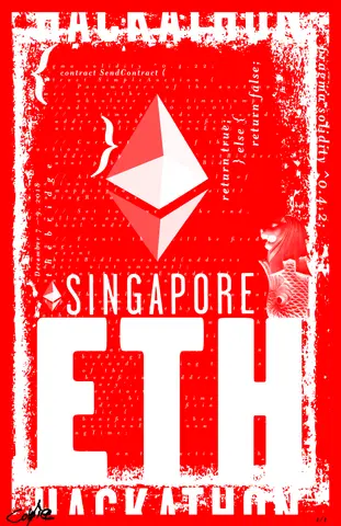 ETH Singapore Hackathon 2018 - 03 — 1/1 digital artwork by Coldie (2018), ETHSingapore 2018 series