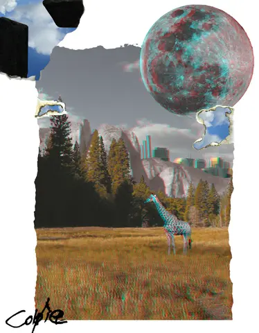 Yosemite Falls — 1/1 digital artwork by Coldie (2018)