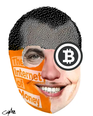 Andreas Antonopoulos - Decentral Eyes - Variant 02 — 1/1 digital artwork by Coldie (2019), Decentral Eyes series