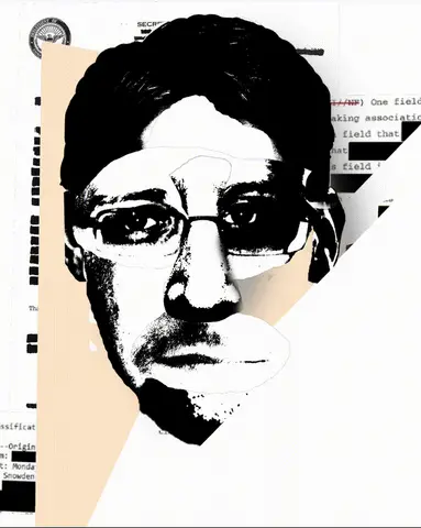 Edward Snowden - Variant 02 - Decentral Eyes — 1/1 digital artwork by Coldie (2019), Decentral Eyes series