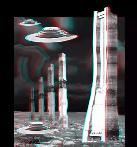 Lower Orbit — 1/1 digital artwork by Coldie (2020)