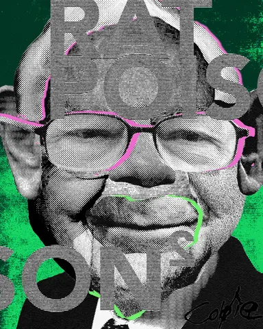 Warren Buffet - Decentral Eyes - Variant 01 — 1/1 digital artwork by Coldie (2020), Decentral Eyes series
