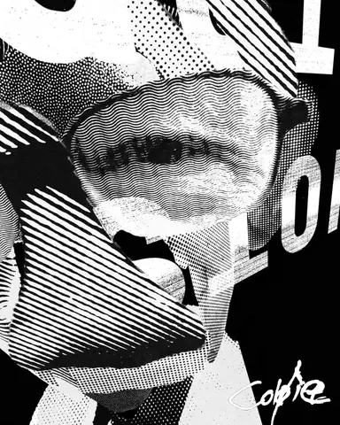 Warren Buffett - Decentral Eyes - Variant 07 — 1/1 digital artwork by Coldie (2020), Decentral Eyes series
