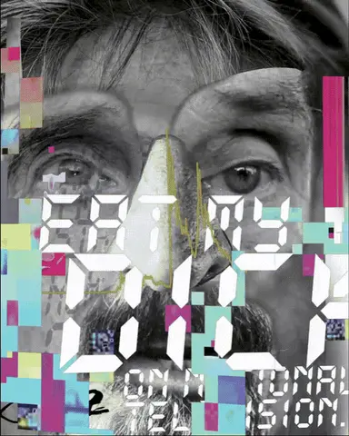 John McAfee - Decentral Eyes - Variant 02 — 1/1 digital artwork by Coldie (2019), Decentral Eyes series