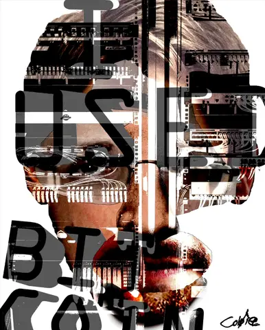Edward Snowden - Variant 03 - Decentral Eyes — 1/1 digital artwork by Coldie (2019), Decentral Eyes series
