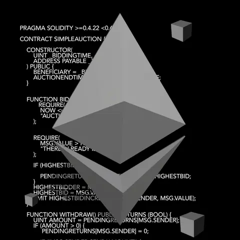 Exploring the Ether — 1/1 digital artwork by Coldie (2019)