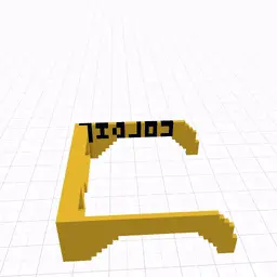 Cryptovoxels 3D Glasses Wearables — digital wearable by Coldie (2019), Wearables series