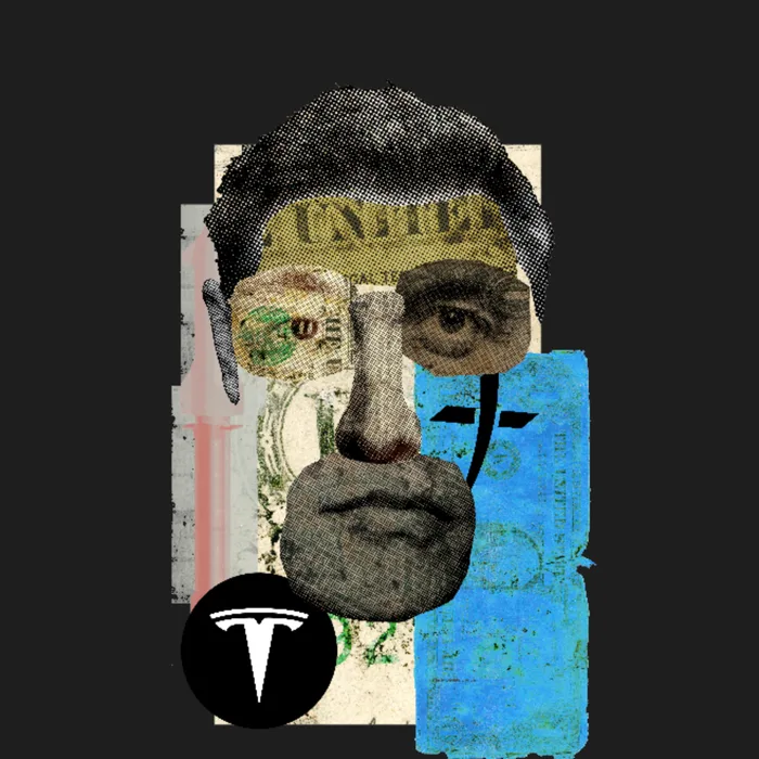 Elon Musk — kinetic 3D portrait by Coldie