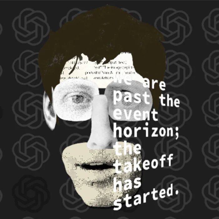 Sam Altman — kinetic 3D portrait by Coldie